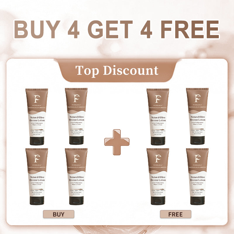 🇬🇧Purelora® Natural Olive Bronze Self Tanner Body Lotion – Gradual Sunless Glow, Even Application, No Orange Tint, Deep Hydration, Vegan & Cruelty-Free