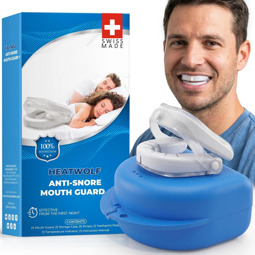 🔥 LAST DAY: 80% OFF – LIMITED-TIME OFFER! | HEATWOLF™ – Swiss-Made Adjustable Anti-Snoring Mouth Guard | Comfortable Snoring Solution for Men & Women