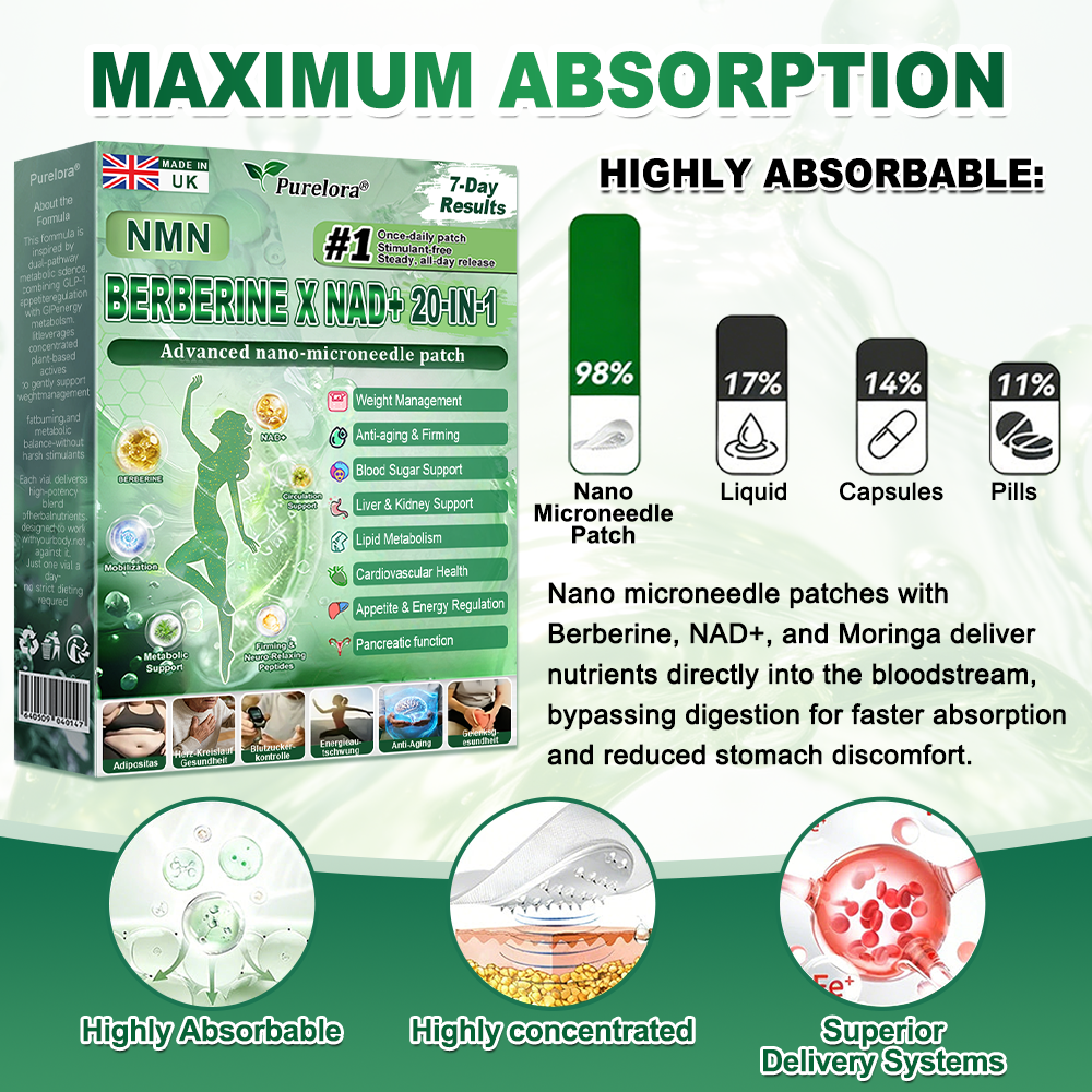 🔥𝑶𝒏𝒍𝒊𝒏𝒆 𝑷𝒉𝒂𝒓𝒎𝒂𝒄𝒚🔥𝐏𝐮𝐫𝐞𝐥𝐨𝐫𝐚® NAD × 𝐄𝐆𝐂𝐆 20-𝐢𝐧-𝟏 𝐀𝐝𝐯𝐚𝐧𝐜𝐞𝐝 𝐍𝐚𝐧𝐨 𝐌𝐢𝐜𝐫𝐨𝐧𝐞𝐞𝐝𝐥𝐞 𝐏𝐚𝐭𝐜𝐡 (💧𝐉𝐮𝐬𝐭 𝐨𝐧𝐜𝐞 𝐚 𝐝𝐚𝐲, 𝐯𝐢𝐬𝐢𝐛𝐥𝐞 𝐜𝐡𝐚𝐧𝐠𝐞𝐬 𝐢𝐧 𝟕 𝐝𝐚𝐲𝐬) ✅𝐅𝐨𝐫 𝐨𝐛𝐞𝐬𝐢𝐭𝐲, 🅛🅞🅞🅢🅔 🅢🅚🅘🅝,𝐝𝐢𝐚𝐛𝐞𝐭𝐞𝐬, 𝐬𝐥𝐞𝐞𝐩 𝐚𝐩𝐧𝐞𝐚, 𝐣𝐨𝐢𝐧𝐭 𝐢𝐬𝐬𝐮𝐞𝐬, 𝐚𝐧𝐝 𝐦𝐨𝐫𝐞