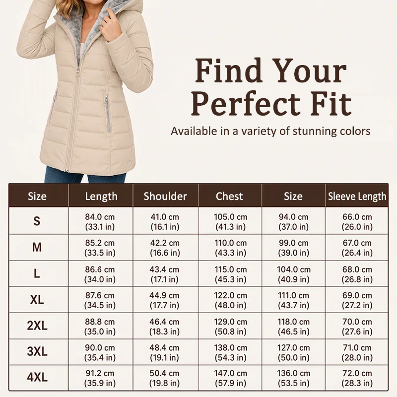 👑 Over 80,000 Shoppers Have Already Snapped It Up! Women's Insulated Hooded Winter Coat