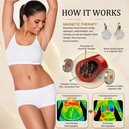 [Special Offer - Save 80% Today 🔥] ✨ Germanium & Magnesium Earrings – Lymphatic Support & Magnetic Therapy