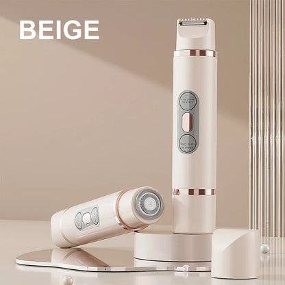 🔥 LAST DAY – 80% OFF | 2-in-1 Electric Bikini Trimmer for Women – Painless Full Body Shaver
