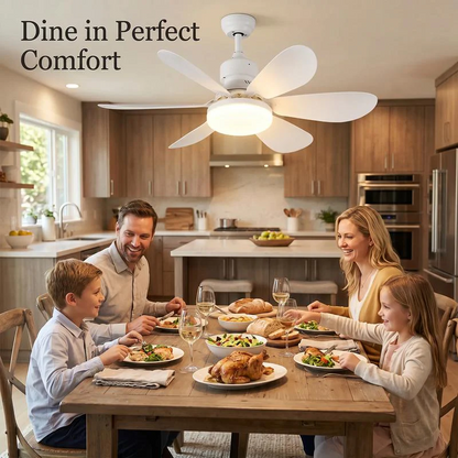 ⚡ 2-in-1 E27 Ceiling Fan Light with LED & Remote Control – No Drilling, Ideal for Flats, Bedrooms & Hot Rooms