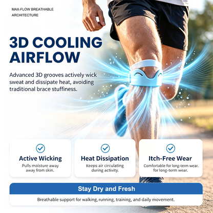 🔥 LAST DAY: 80% OFF 🔥LuckySong® Patella Stabilizer Knee Support | Adjustable Knee Brace for Daily Comfort & Active Movement