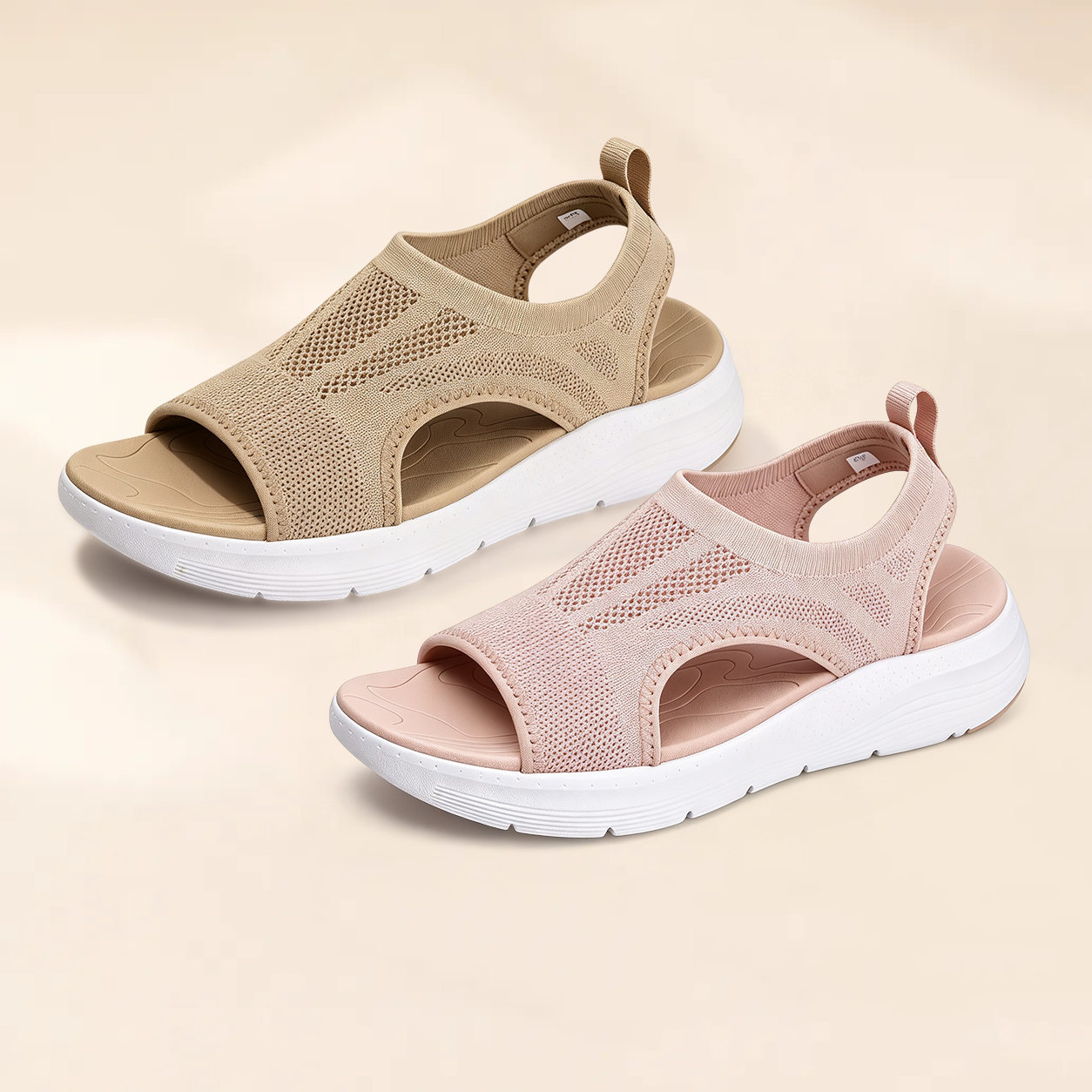 Beige & Pink