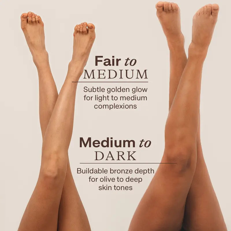 🇬🇧Purelora® Natural Olive Bronze Self Tanner Body Lotion – Gradual Sunless Glow, Even Application, No Orange Tint, Deep Hydration, Vegan & Cruelty-Free