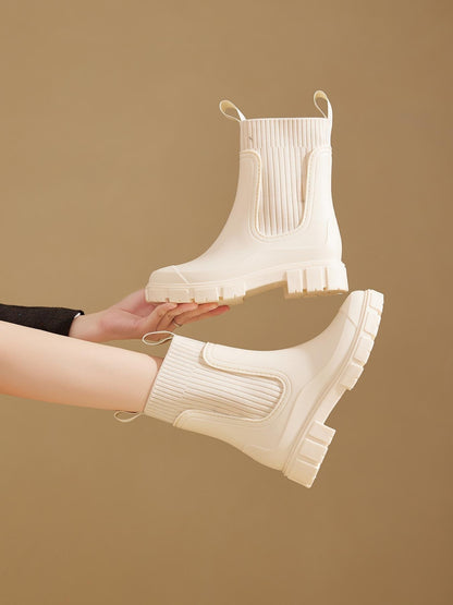 🔥Last Day!80% OFF - Women’s Waterproof Chelsea Boots | Arch Support, Stretch Knit Cuff & Chunky Sole