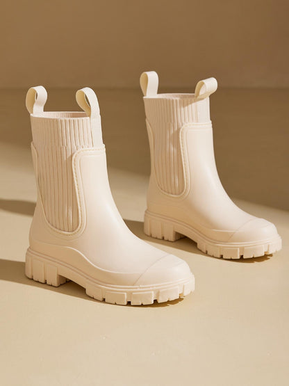 🔥Last Day!80% OFF - Women’s Waterproof Chelsea Boots | Arch Support, Stretch Knit Cuff & Chunky Sole