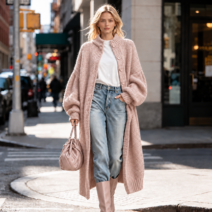 🔥Autumn/Winter New Arrival – 49% OFF for a Limited Time | Women’s Longline Knit Cardigan
