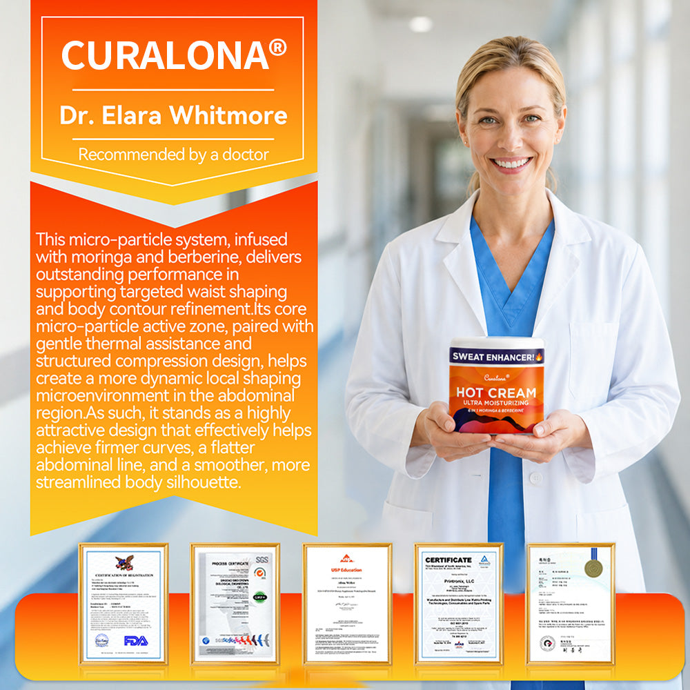 🔥𝑶𝒏𝒍𝒊𝒏𝒆 𝑷𝒉𝒂𝒓𝒎𝒂𝒄𝒚🔥Curalona®  Moringa & Berberine 6-In-1 Hot Cream – Sweat Enhancer & Body Sculpting Cream