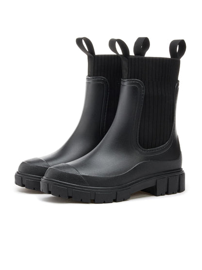 🔥Last Day!80% OFF - Women’s Waterproof Chelsea Boots | Arch Support, Stretch Knit Cuff & Chunky Sole