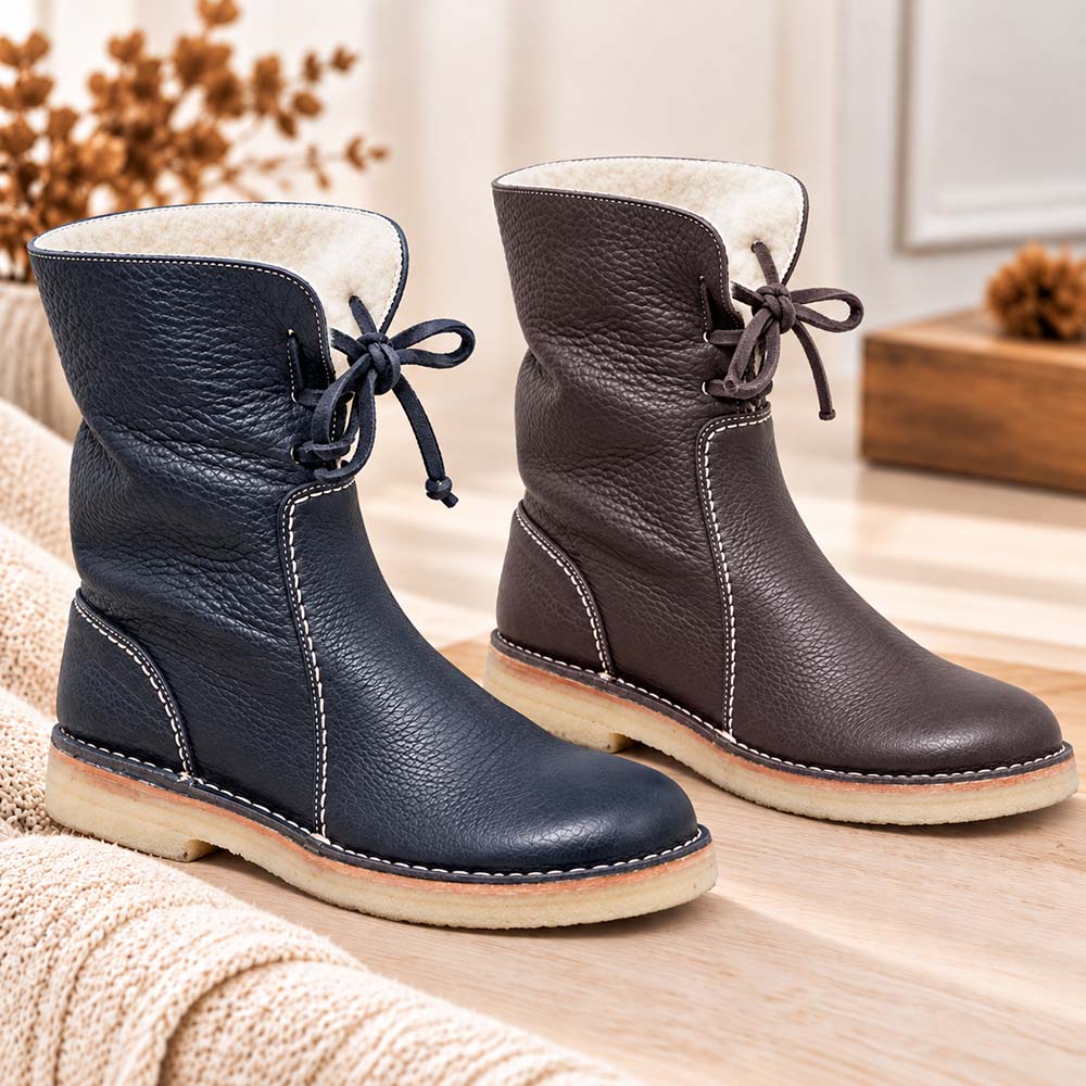 🔥Last Day!80% OFF - PREMIUM Orthopaedic Waterproof Mid-Calf Boots: Easy-Zip Pain Relief Walking Shoes