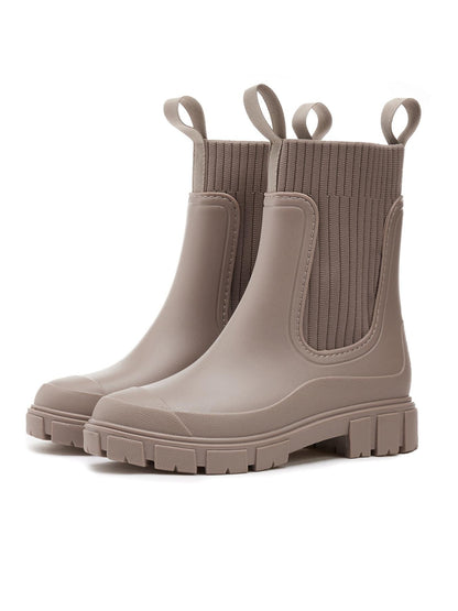 🔥Last Day!80% OFF - Women’s Waterproof Chelsea Boots | Arch Support, Stretch Knit Cuff & Chunky Sole