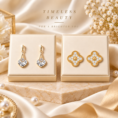 [Special Offer - Save 80% Today 🔥] ✨ Germanium & Magnesium Earrings – Lymphatic Support & Magnetic Therapy