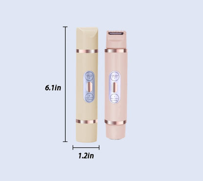 🔥 LAST DAY – 80% OFF | 2-in-1 Electric Bikini Trimmer for Women – Painless Full Body Shaver