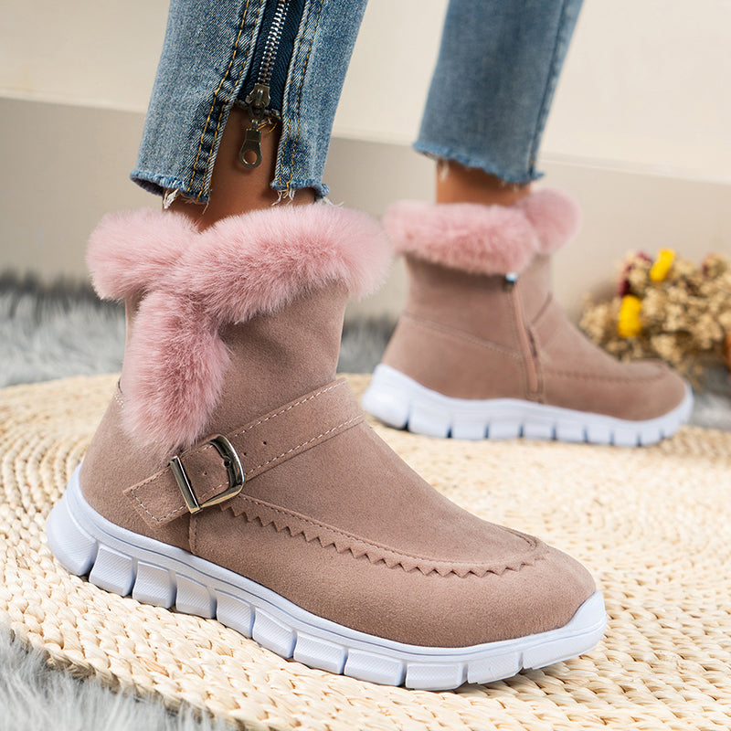 🔥Last Day 50% OFF - Women's Wool Warm Orthopedic Snow Boots