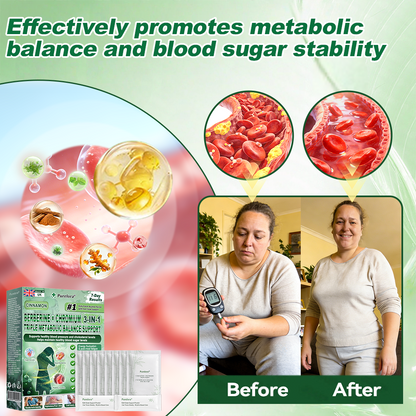 Purelora® Berberine × Chromium Complete Metabolic Rhythm Kit (🌀 Daily External Patch + Weekly Metabolic Support Powder) ✅ For metabolic balance, blood sugar support, circulation & overall metabolic health