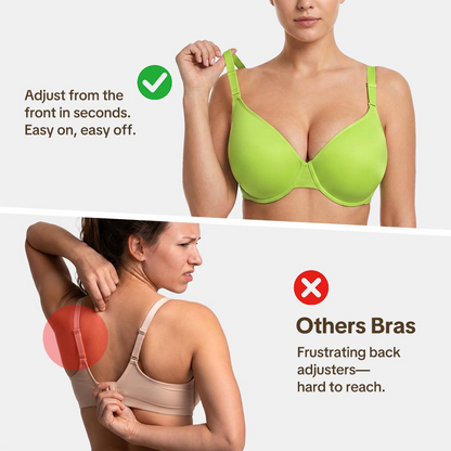 ✨Women’s Air-Light Sheer Mesh Bra – Breathable, Unpadded Underwire Support & Convertible Straps