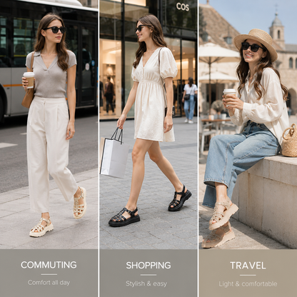 🔥 New Arrival 2026 | Women’s Chunky Mary Jane Platform Sandals – Glossy Patent Leather, Comfortable T-Strap Design & Anti-Slip Sole for Everyday Style