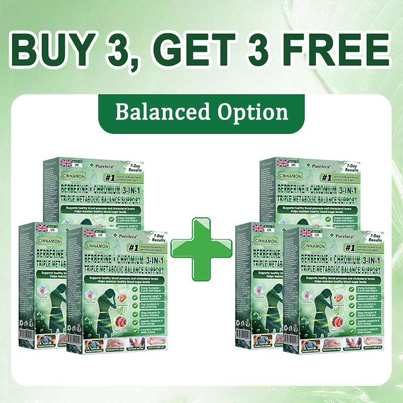 Purelora® Berberine × Chromium Complete Metabolic Rhythm Kit (🌀 Daily External Patch + Weekly Metabolic Support Powder) ✅ For metabolic balance, blood sugar support, circulation & overall metabolic health