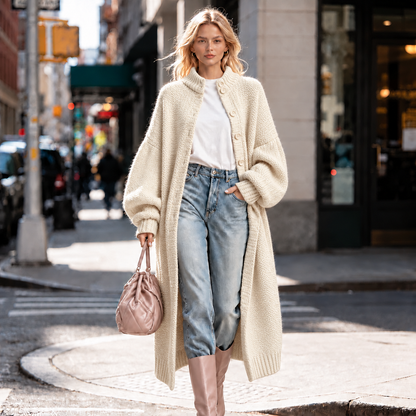 🔥Autumn/Winter New Arrival – 49% OFF for a Limited Time | Women’s Longline Knit Cardigan