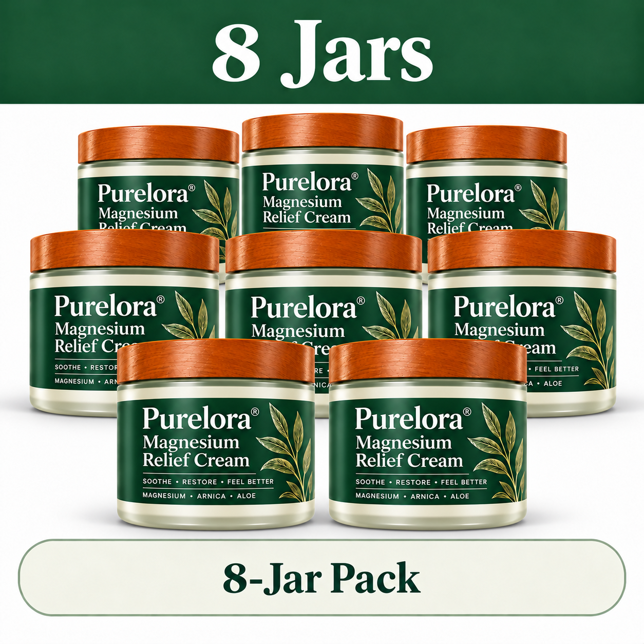 8 Jars — Best Value Collection 🎁 A larger set designed for continued daily skin care