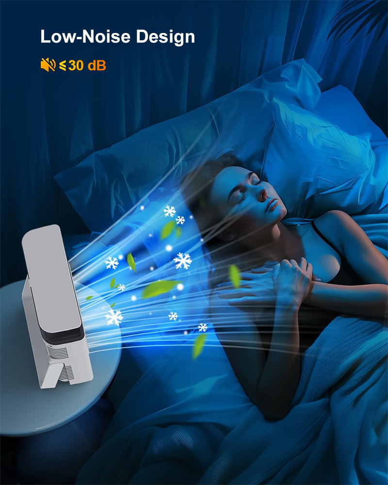 ❄️ BVJ Portable Misting Fan with 600ml Water Tank | Up to 30H Battery Life • USB Rechargeable • Quiet & Compact | Perfect for Home, Office, Camping & Travel