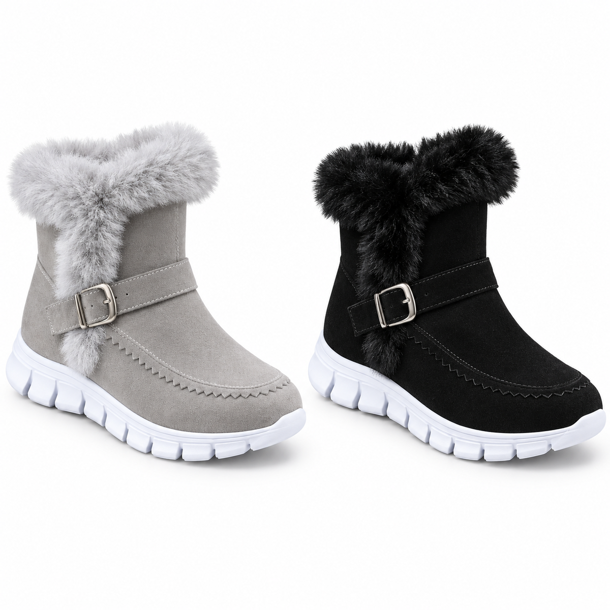 🔥Last Day 50% OFF - Women's Wool Warm Orthopedic Snow Boots
