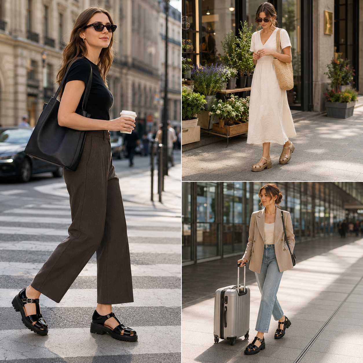 🔥 New Arrival 2026 | Women’s Chunky Mary Jane Platform Sandals – Glossy Patent Leather, Comfortable T-Strap Design & Anti-Slip Sole for Everyday Style