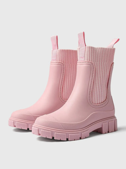 🔥Last Day!80% OFF - Women’s Waterproof Chelsea Boots | Arch Support, Stretch Knit Cuff & Chunky Sole