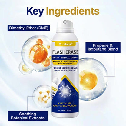 Curalona® Bump Renewal Spray - Skin tags, warts, & moles falling off in 7 days or less.