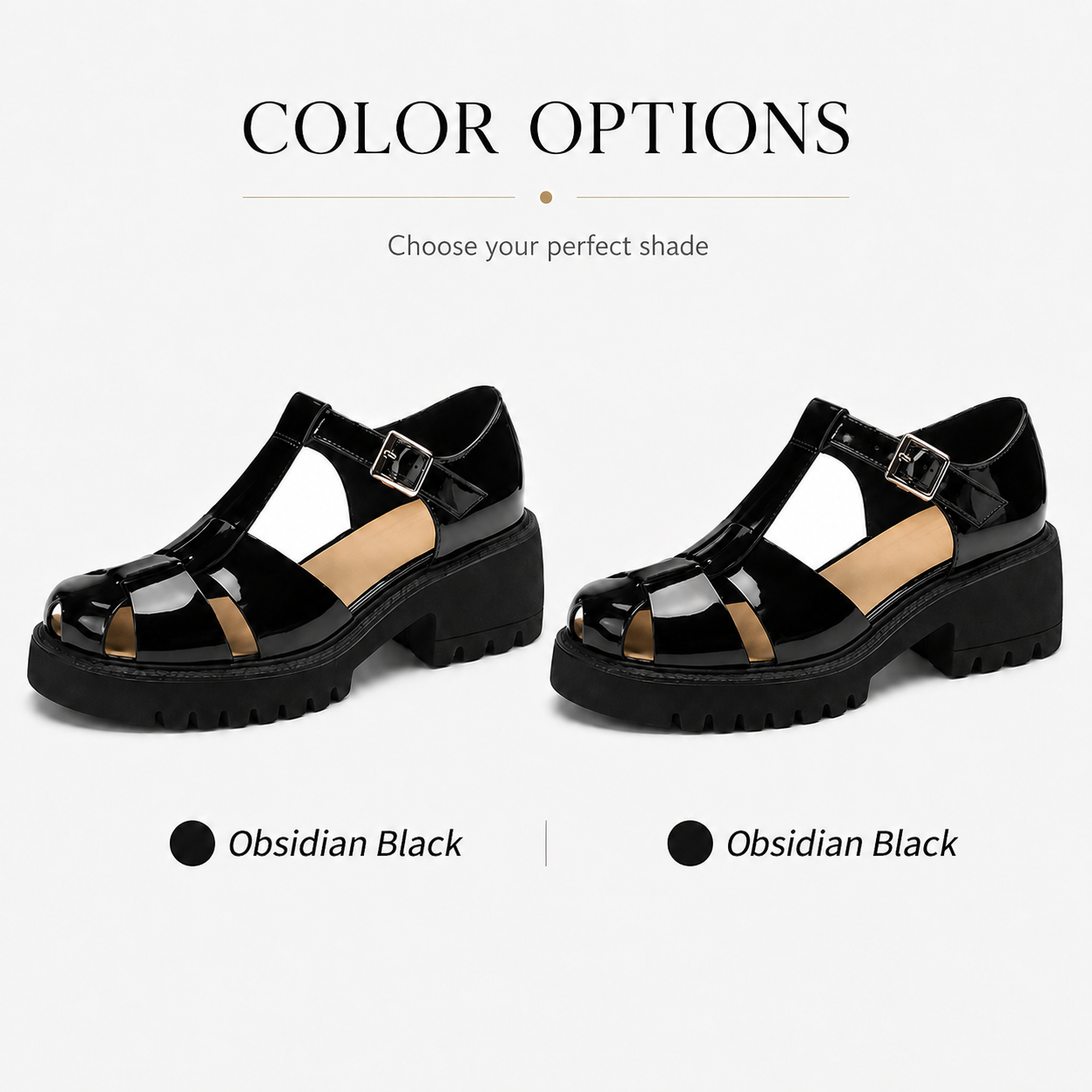 🔥 New Arrival 2026 | Women’s Chunky Mary Jane Platform Sandals – Glossy Patent Leather, Comfortable T-Strap Design & Anti-Slip Sole for Everyday Style