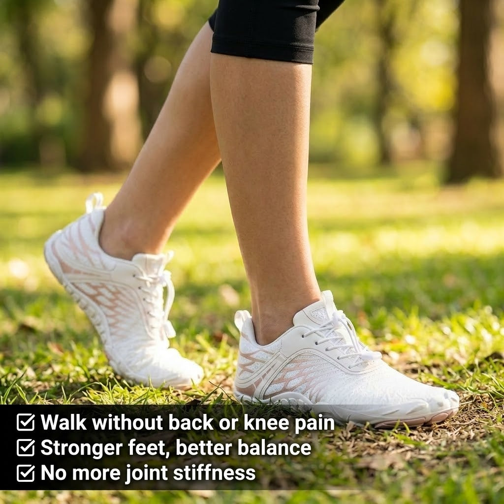 Finally Walk Pain-Free Again With Our Grounding Barefoot Shoes