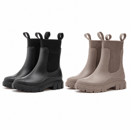 🔥Last Day!80% OFF - Women’s Waterproof Chelsea Boots | Arch Support, Stretch Knit Cuff & Chunky Sole