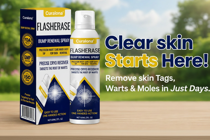 Curalona® Bump Renewal Spray - Skin tags, warts, & moles falling off in 7 days or less.