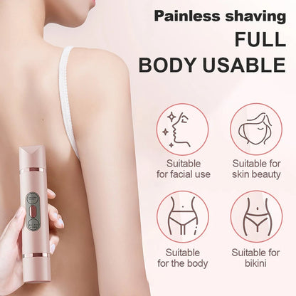 🔥 LAST DAY – 80% OFF | 2-in-1 Electric Bikini Trimmer for Women – Painless Full Body Shaver