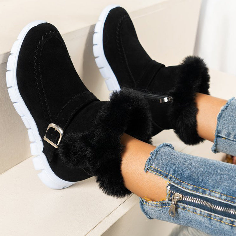 🔥Last Day 50% OFF - Women's Wool Warm Orthopedic Snow Boots