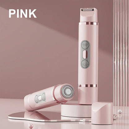 🔥 LAST DAY – 80% OFF | 2-in-1 Electric Bikini Trimmer for Women – Painless Full Body Shaver