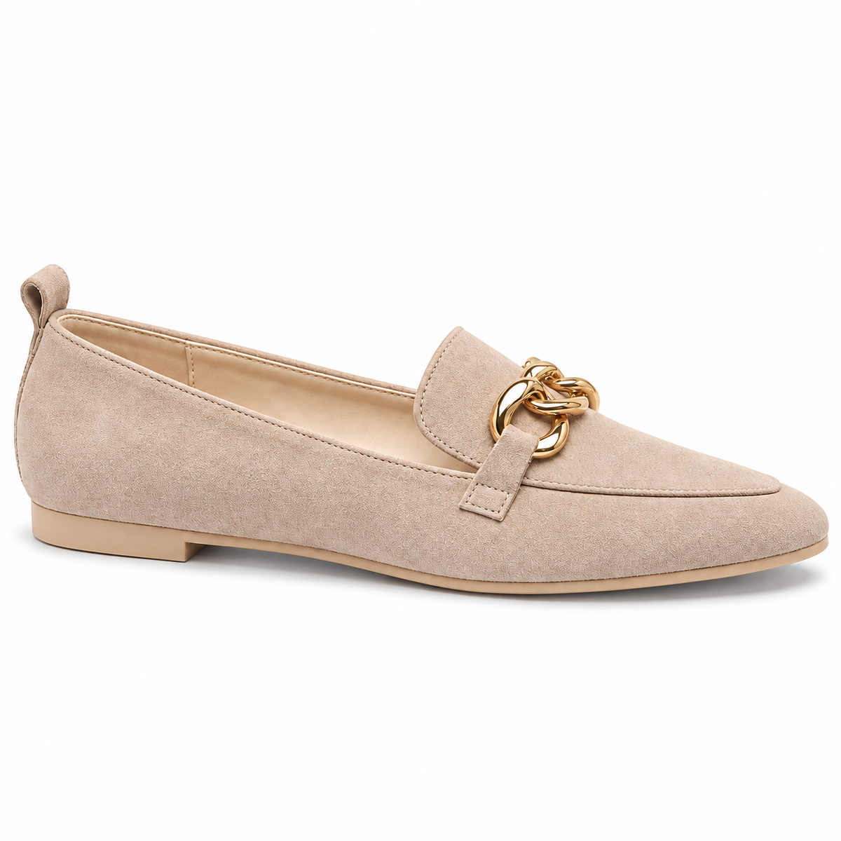 🔥LAST DAY: 80% OFF🔥 Women's Gold-Chain Loafers with Arch Support – Everyday Comfort
